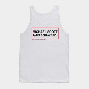 Michael Scott Paper Company Inc. Tank Top